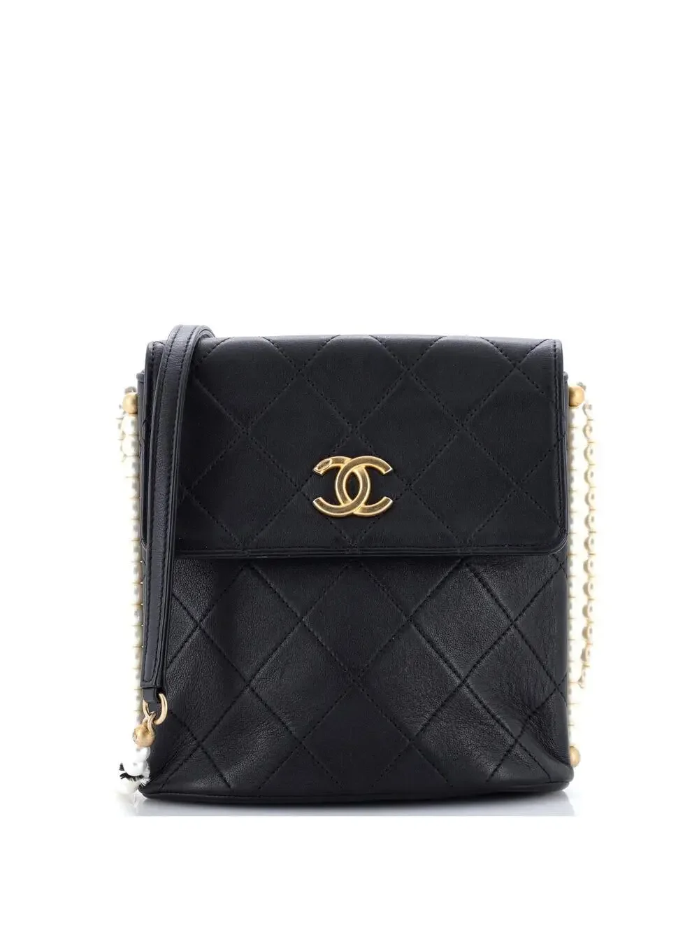 Chanel About Pearls Flap Hobo Quilted #335636C31B